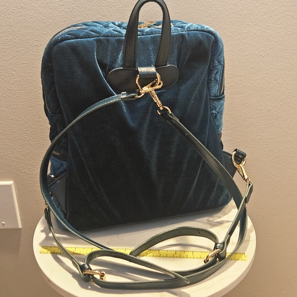 Bebe Blue Quilted Backpack - Picture 6 of 14